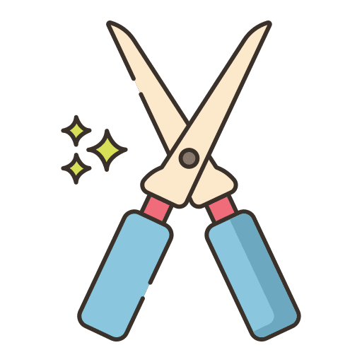Scissors gardener farming garden icon