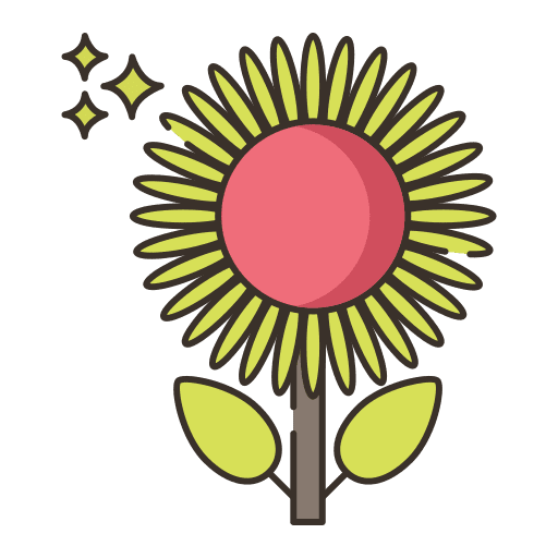 Sunflower sunflowers botanical sunflower icon