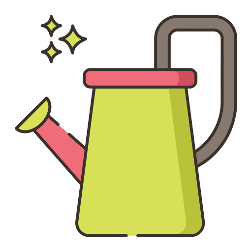 Watering can water watering tool farming and gardening icon