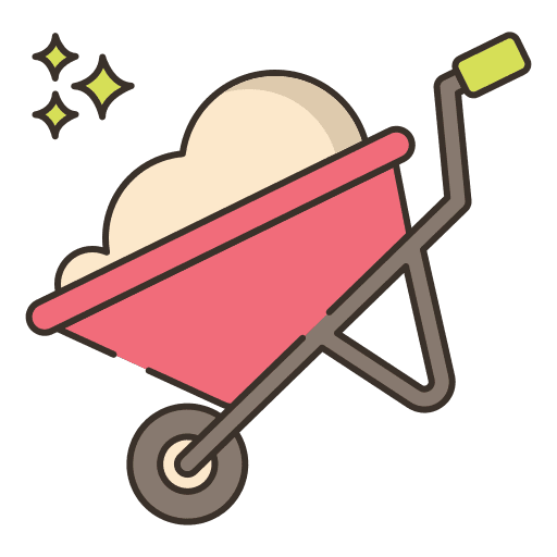 Wheelbarrow farm wheelbarrows farming and gardening icon