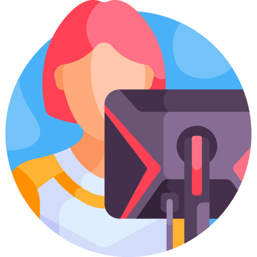 Gamer gaming caucasian gamer icon Gamer gaming caucasian gamer icon