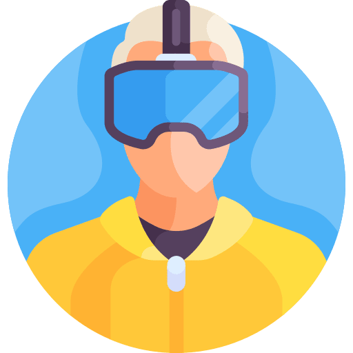 Gamer gaming virtual reality boy icon Gamer gaming virtual reality boy icon