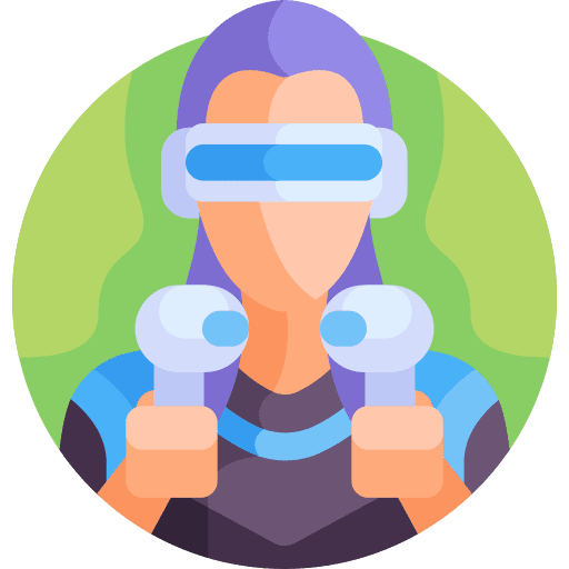 Gamer technology gaming user icon Gamer technology gaming user icon