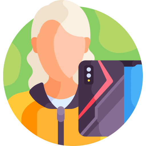 Gamer woman avatar girl icon Gamer woman avatar girl icon