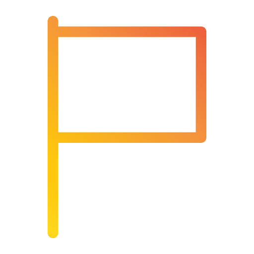 Flag maps and location goal maps icon Flag maps and location goal maps icon