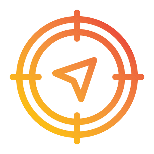 Target navigation target orientation icon Target navigation target orientation icon