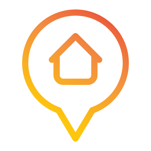 Pin house maps and location pin icon Pin house maps and location pin icon