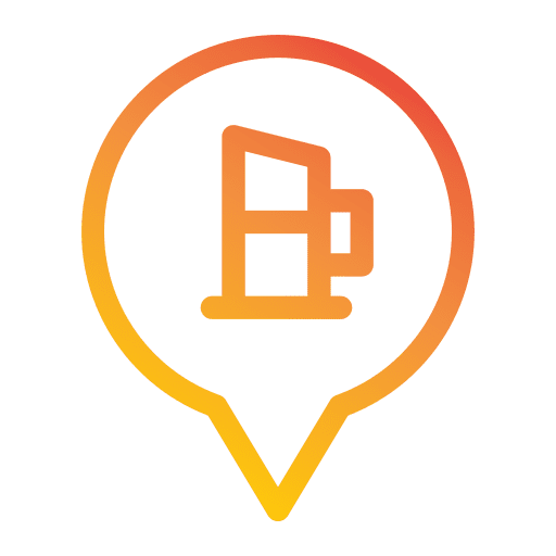 Pin transport location gasoline icon Pin transport location gasoline icon