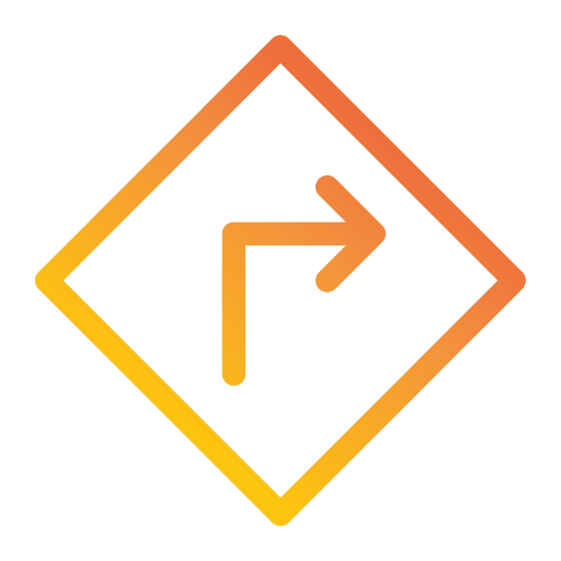 Turn right symbol arrows sign icon Turn right symbol arrows sign icon