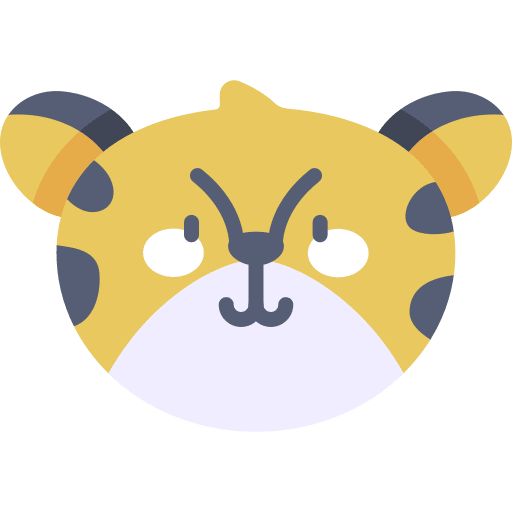 Cheetah cheetah fauna wildlife icon Cheetah cheetah fauna wildlife icon