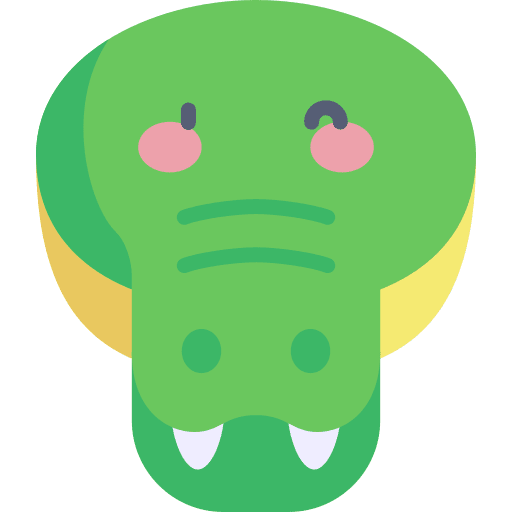 Crocodile wildlife crocodile zoo icon