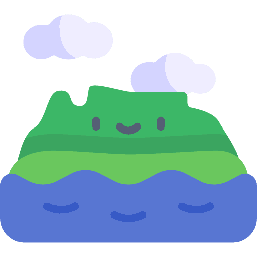 Table mountain landscape landmark nature icon