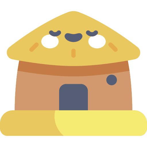 Hut building shelter hut icon Hut building shelter hut icon