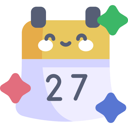 Independence day calendar event 27 icon Independence day calendar event 27 icon