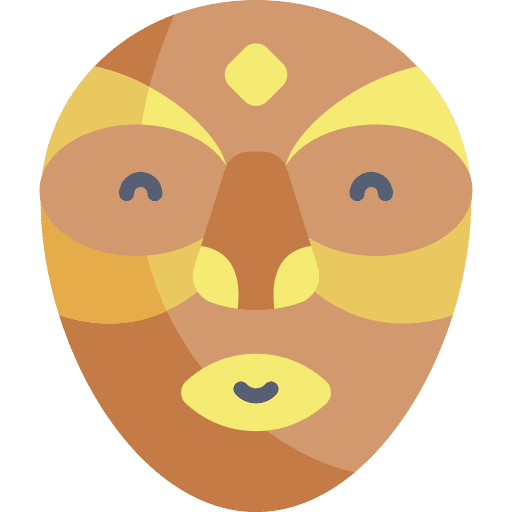 Mask mask tribal african icon Mask mask tribal african icon