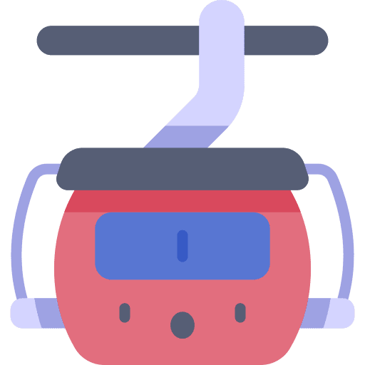 Cableway cableway ski resort transportation icon Cableway cableway ski resort transportation icon