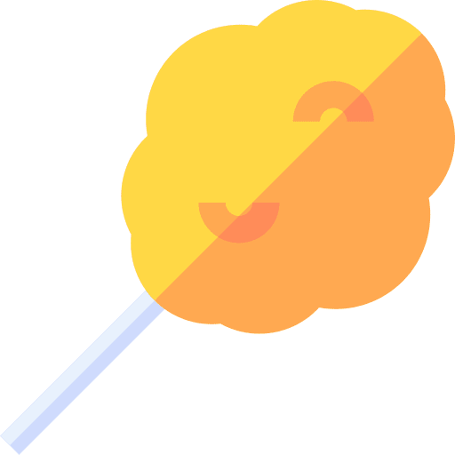 Cotton candy food dessert food and restaurant icon Cotton candy food dessert food and restaurant icon