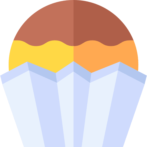 Cupcake baked bakery food and restaurant icon Cupcake baked bakery food and restaurant icon