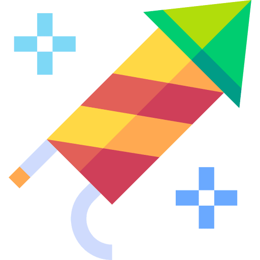 Firecracker celebration party fireworks icon Firecracker celebration party fireworks icon