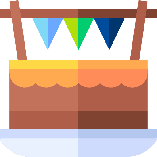 Cake cultures festa junina dessert icon Cake cultures festa junina dessert icon