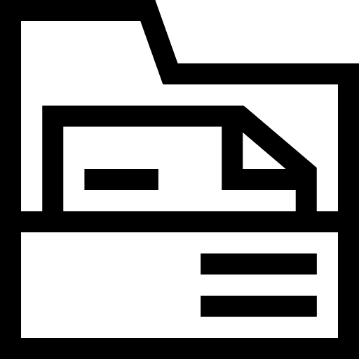 Document archive document files and folders icon Document archive document files and folders icon