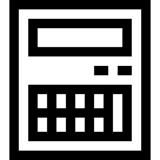 Calculator calculator technology business and finance icon Calculator calculator technology business and finance icon