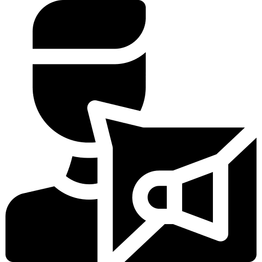 Inability to speak people sick symptom icon Inability to speak people sick symptom icon