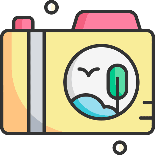 Camera landscape scenery panorama icon Camera landscape scenery panorama icon