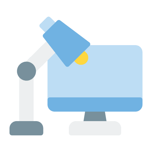 Desk work workspace graphic design icon Desk work workspace graphic design icon