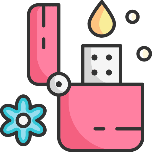 Lighter fire lighter camping flame icon