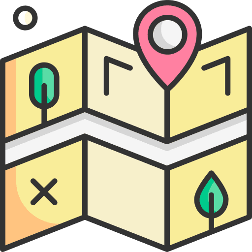 Maps street map region map location icon