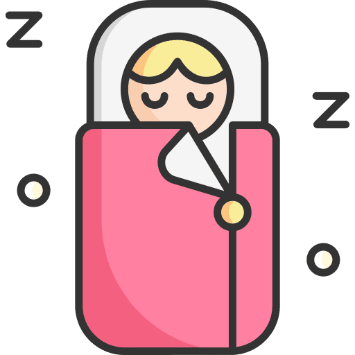 Sleeping bag camping holidays vacation icon