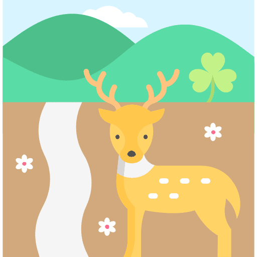 Deer forest animals deer icon