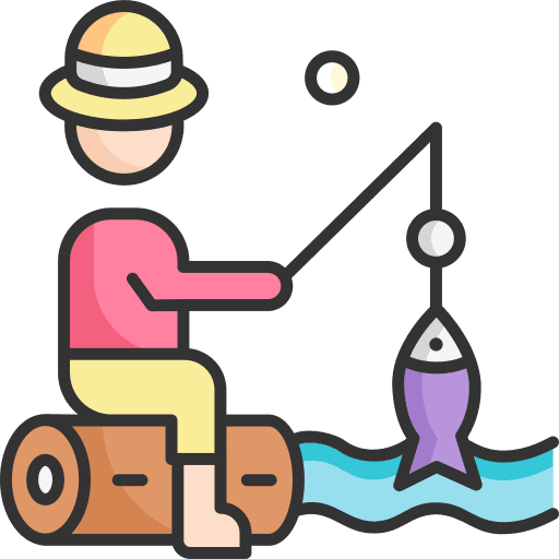 Fishing nature hobby fish icon Fishing nature hobby fish icon