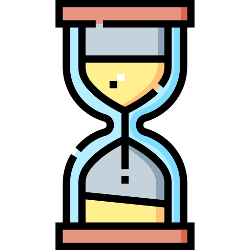 Hourglass time clock sandclock icon