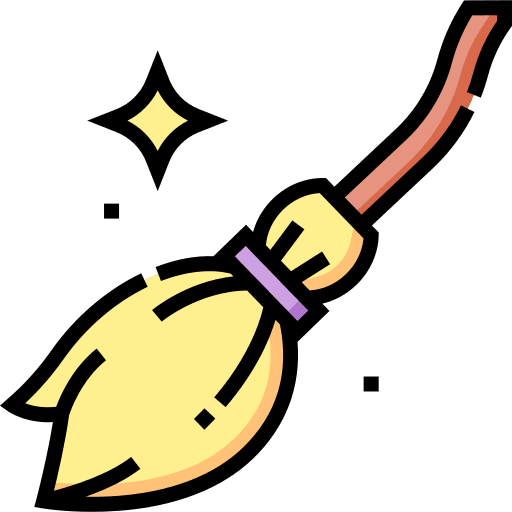 Magic broom magical magic broom witch broom icon