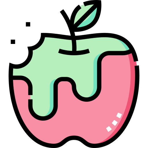 Apple halloween apple food icon