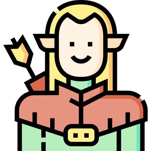 Elf elf people man icon