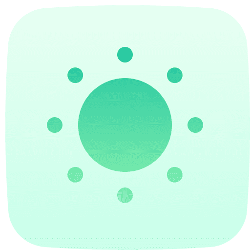 Brightness weather bright light icon