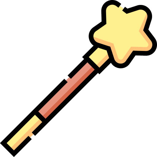 Magic wand magic wand fairytale entertainment icon