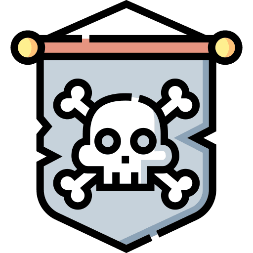 Pirate flag cultures symbol piracy icon