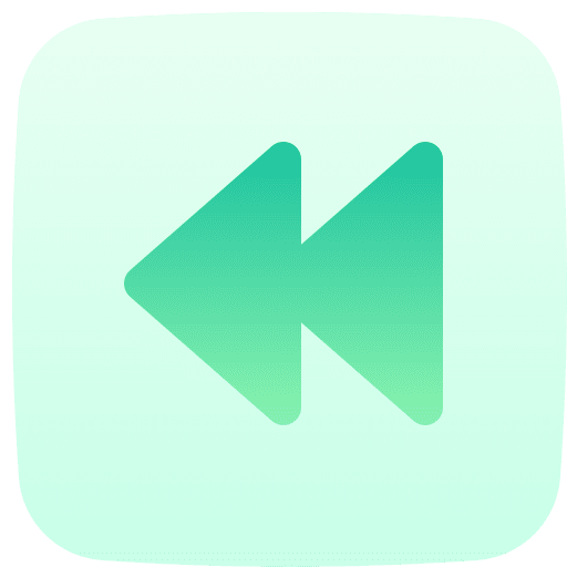 Back multimedia option button fast backward icon Back multimedia option button fast backward icon