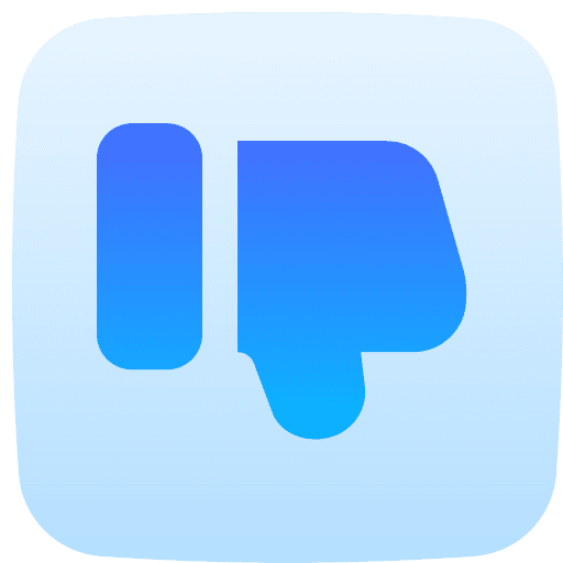 Thumb down dislike finger marketing icon Thumb down dislike finger marketing icon
