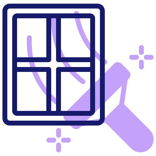 Window cleaning detergent desinfectant window cleaner icon
