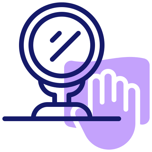 Hand mirror beauty beauty salon accessories icon Hand mirror beauty beauty salon accessories icon