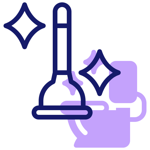 Plunger bathroom clean cleaning icon Plunger bathroom clean cleaning icon