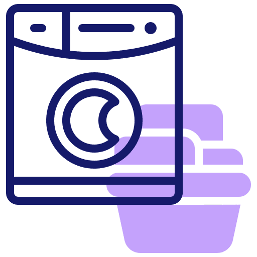 Washing machine housekeeping laundry electrical appliance icon Washing machine housekeeping laundry electrical appliance icon