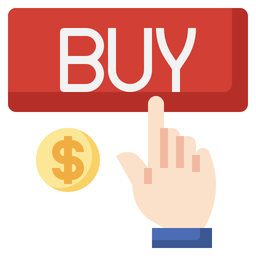 Buy buy button finger commerce and shopping icon Buy buy button finger commerce and shopping icon