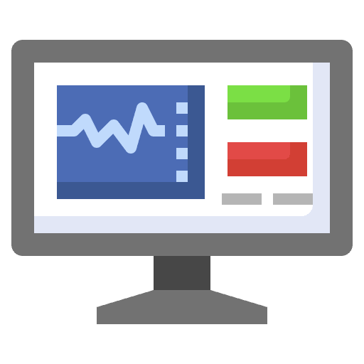 Screen analysis screen summary icon Screen analysis screen summary icon