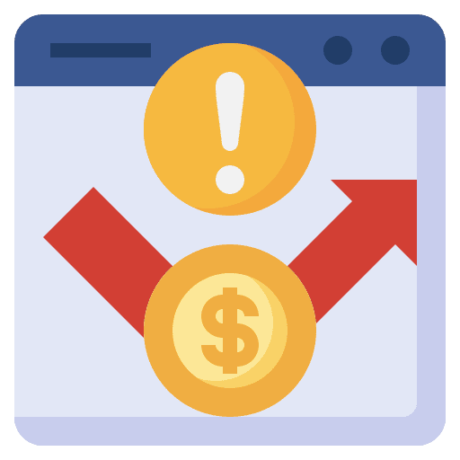 Attention browser stock infographic icon Attention browser stock infographic icon